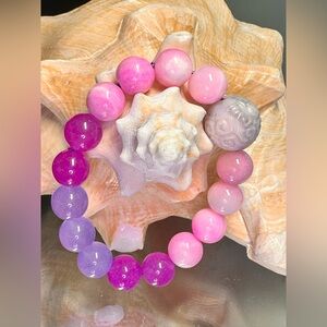 GLIESE NATURAL STONES  Bracelet size 7”